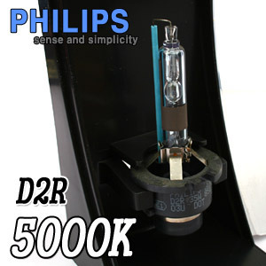 필립스 5000K D2R HID 교체형 벌브