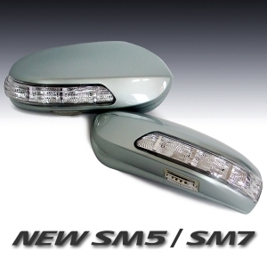 세원 뉴SM5 LED사이드미러커버 시그널램프(도어램프선택가능)
