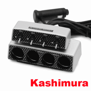 빅터 KASHIMURA KX-97 카본룩 4구 스위치 멀티소켓