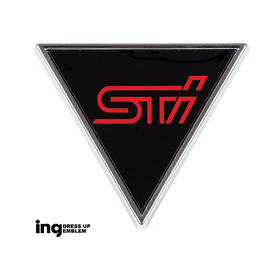 그린텍 ing 삼각형 엠블럼 STi(2개 1셋트)